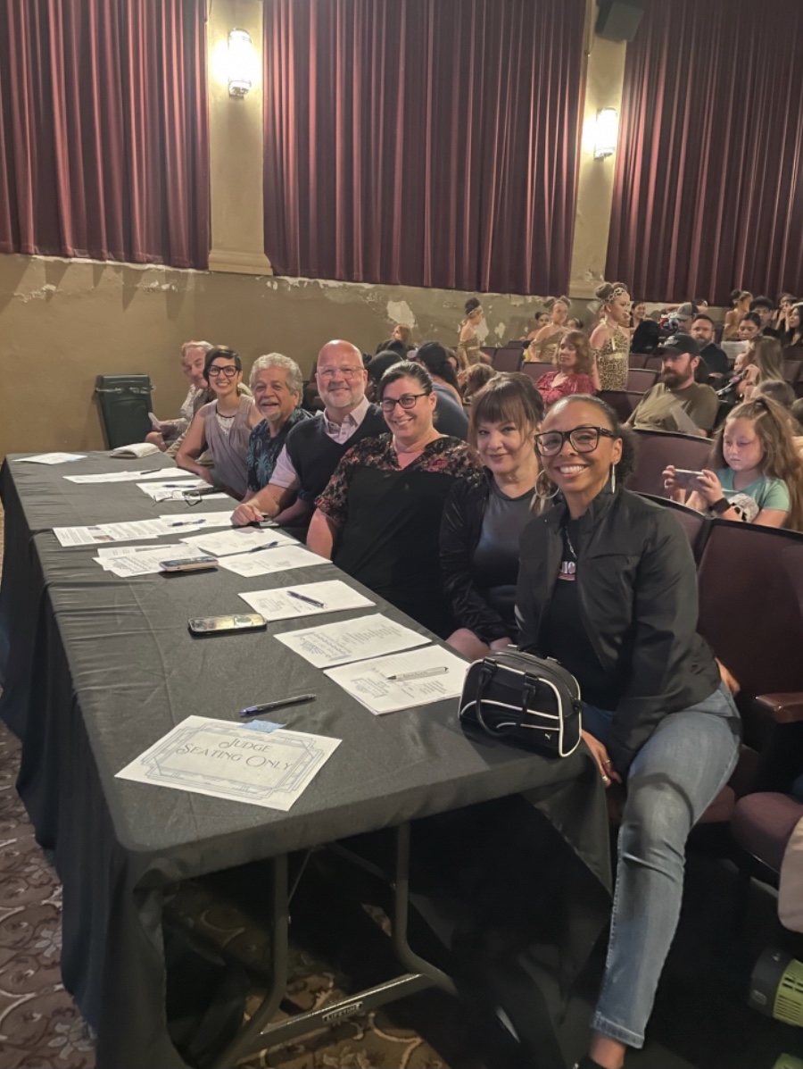 On Friday, July 7, 2023, the Fillmore Towne Theatre hosted its first talent show with its new owner Sean McCully who purchased the theatre back in 2021. The event was a overall success and the house packed. Pictured above were the judges for this year’s show as they waited for the performances to begin. Photo by Carina Monica Montoya.