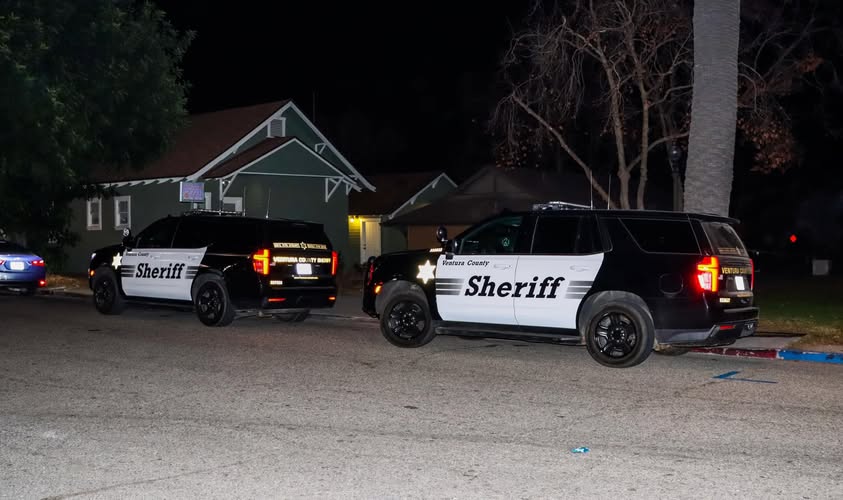 On Monday, January 6th, 2025, 9:02 p.m., Fillmore Police Department responded to the station after a male subject arrived with stab wounds. Arriving deputies discovered a man with non-life-threatening injuries near the rear of the Fillmore Police Station. The victim made his way to the police station on his own. He was treated by AMR paramedics and taken to Ventura County Medical Center. The crime took place near the Fillmore Historical Museum, and deputies and investigators cordoned it off with crime scene tape. Photo credit Angel Esquivel.