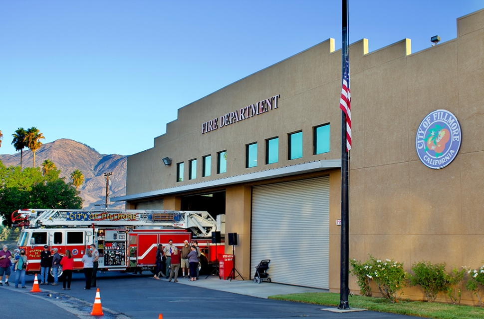 On Saturday, September 11th, Fillmore City Fire Department hosted a memorial ceremony marking the 20th anniversary of the terrorist attacks of September 11th, 2001. They gathered at 6:30am and promptly raised the American flag at 6:55am, followed by a countywide radio broadcast remembrance. Refreshments were served afterwards for those who attended the memorial. Photos courtesy Angel Esquivel—AE News.