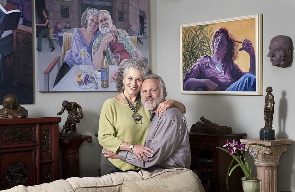 Portrait of Richard and Alice Matzkin by Donna Granata, 2008 FOTM Portrait Series.