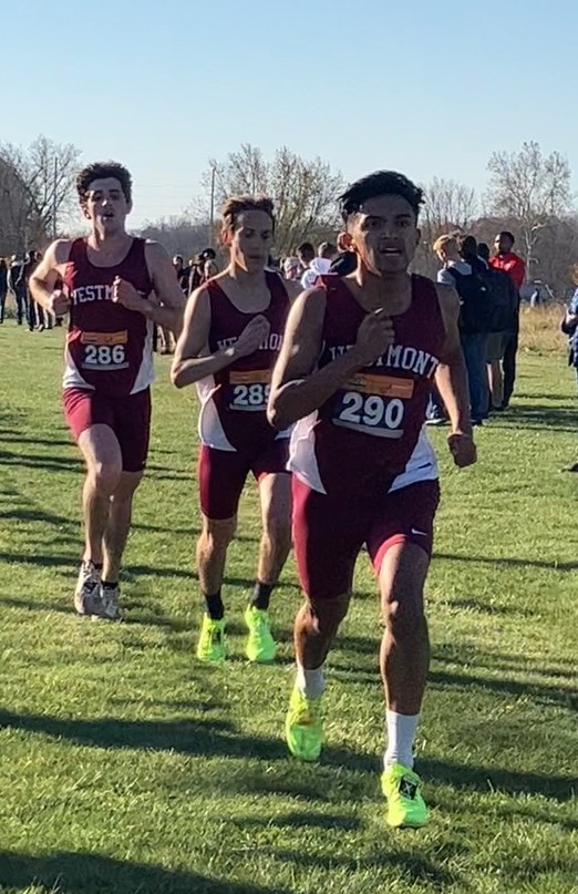 Pictured above are some of Fillmore High Alumni currently competing at the College level. Pictured (l-r) is Rey Laureano who placed 25th as Westmont College’s 5th man at the NCCAA National Championships in Warsaw, Indiana. Vanessa Avila and Camino Torres competed at the NCAA Division 1 Western Regional Championship meet in Sacramento, California for Cal State Northridge. Photo credit FHS Alumni Runner.