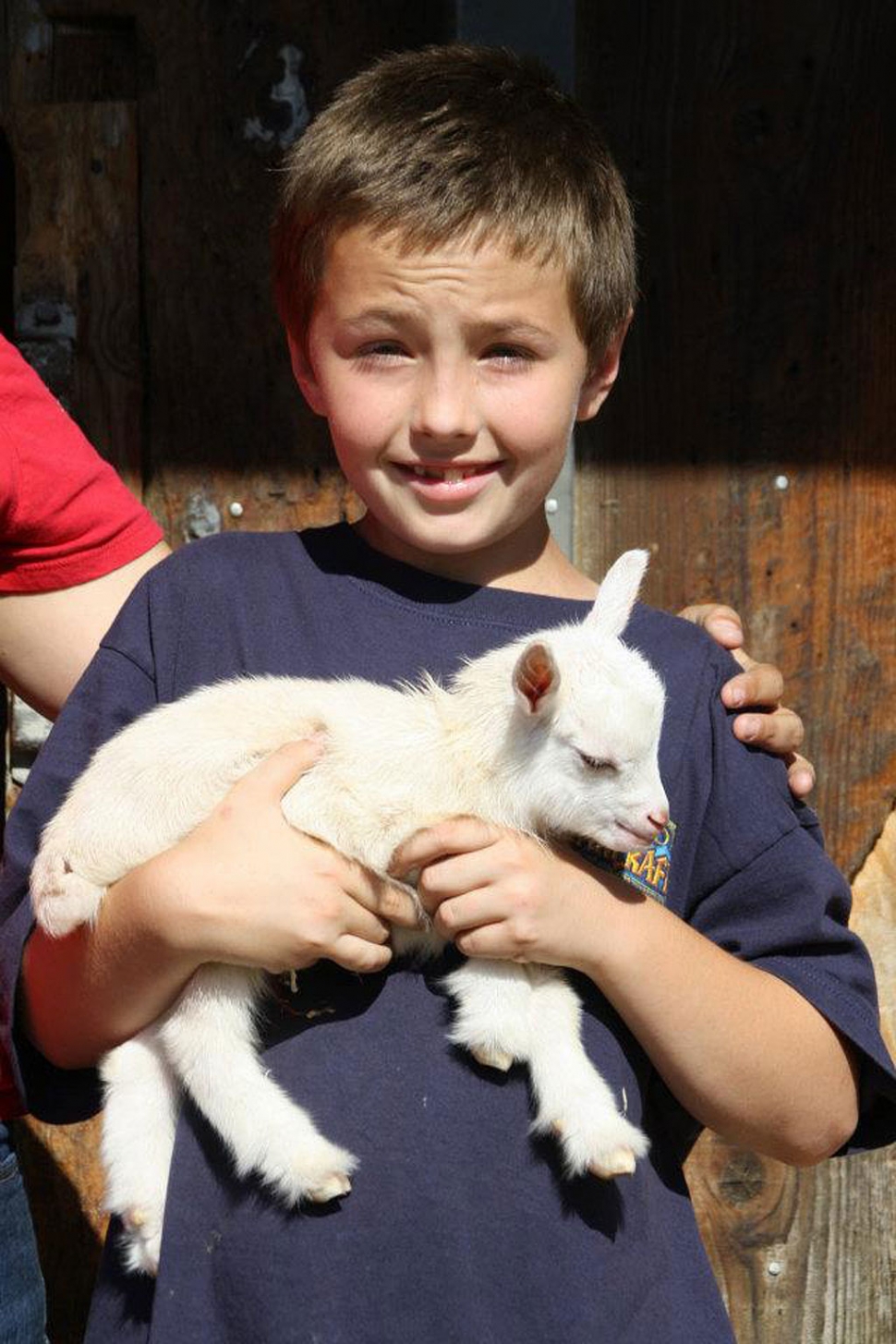 10 year old Austin Ingis of Piru. He is with Santa Clara Valley Grange. Austin’s goat had a baby at the Santa Barbara Fair & Expo. In honor of the Fair’s theme (“FAIR-y Tails come true”) Austin named the baby goat “Princess Peach”.