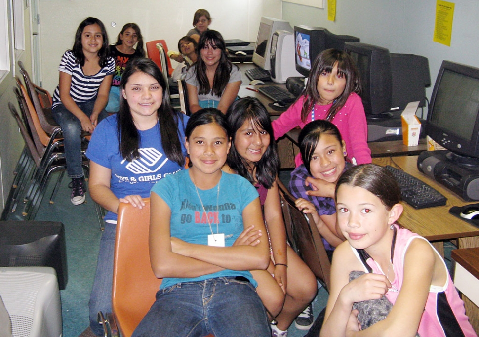 Participating in the Smart Girls program are Yasmine Gil, Yulianna Magana, Alicia Olvera, Arianna Magana, Deedee Dun, Erika Murillo, Jackie Chavez, Jalynne Magana, Valerie Tobias, and Staff Clara Valdovinos.