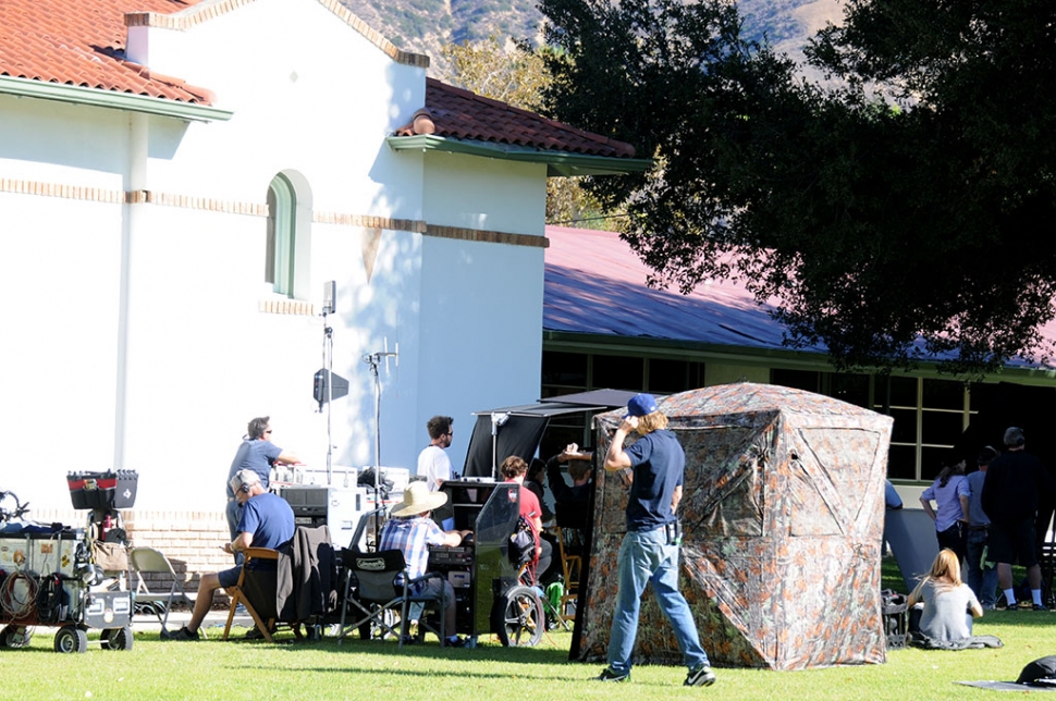 Filming took place last week in front of the Fillmore Unified School District office. The Coca-Cola commercial is just one of many commercial ventures filmed in Fillmore.