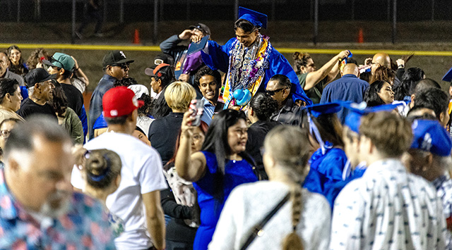 On Thursday, June 4, at 7pm, Fillmore High School held its 2026 Graduation Ceremony at the FHS Football Stadium. Family and friends filled the bleachers to gather in celebration of this year’s graduates. Photo credit Crystal Gurrola. 