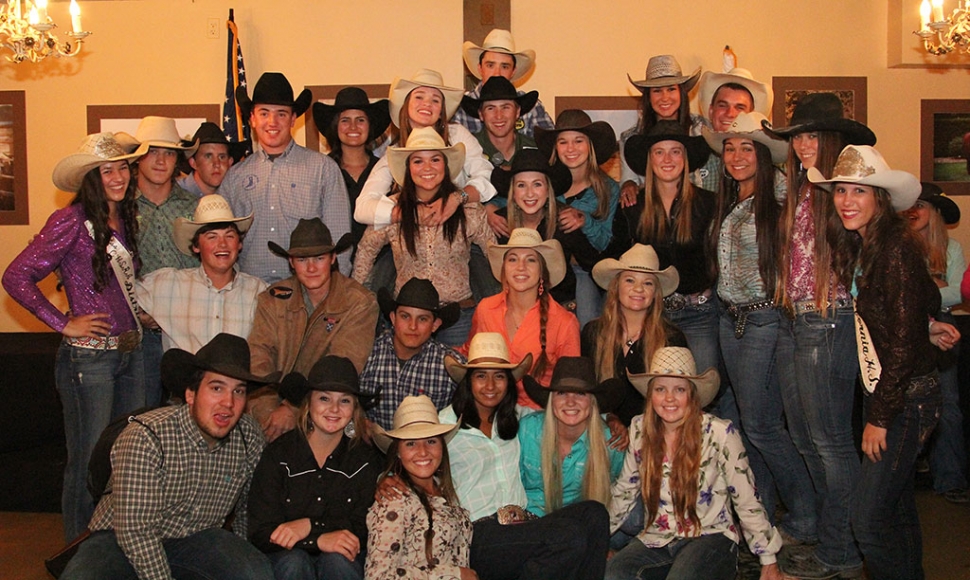 CHSRA District 7 has completed its 2013-2014 rodeo season and a number of our members will be going to the state finals rodeos in the next two months. Seventeen junior high division members qualified for CHSRA Junior High State Finals and 31 high school division members qualified for CHSRA High School State Finals. Pictured Back row (Row 1) Chance Ruffoni, Hayley Hamer, Tristan Ruffoni, Cody Snow, Kelly Knouse, Makenna Kramer, Taylor Rivera, Cayden Cox, (Row 2) Kassidy Hamer, Wacey Barrington, PJ Capone, Cheyenne Rey, Shaley Stickler, Cersten Branquinho, Kelsi Pond, Darbie Pond, Kara Kester, (Row 3) Zack Varian, Cash Parrott, Tatem Forsberg, Corinn Bowman, Victoria Covert, Front row (Row 4) Caden Clay, Johanna Work, Meghann McNulty, Emily Mangione, Sarah Nance, Sage Massey.