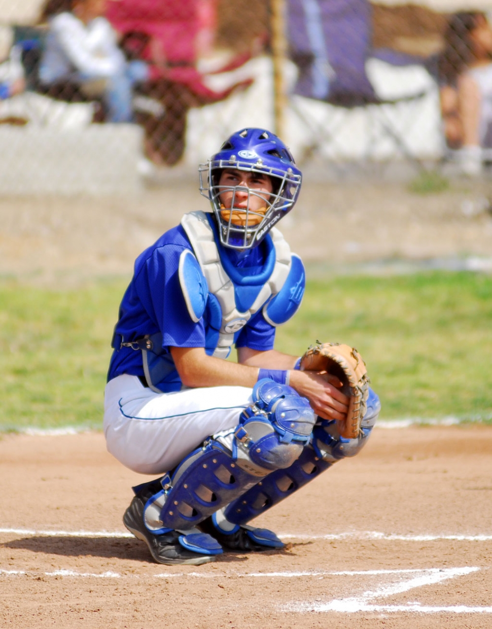 Michael Watson, catcher for the Flashes, played a great game against Santa Paula. Fillmore lost 2-1.