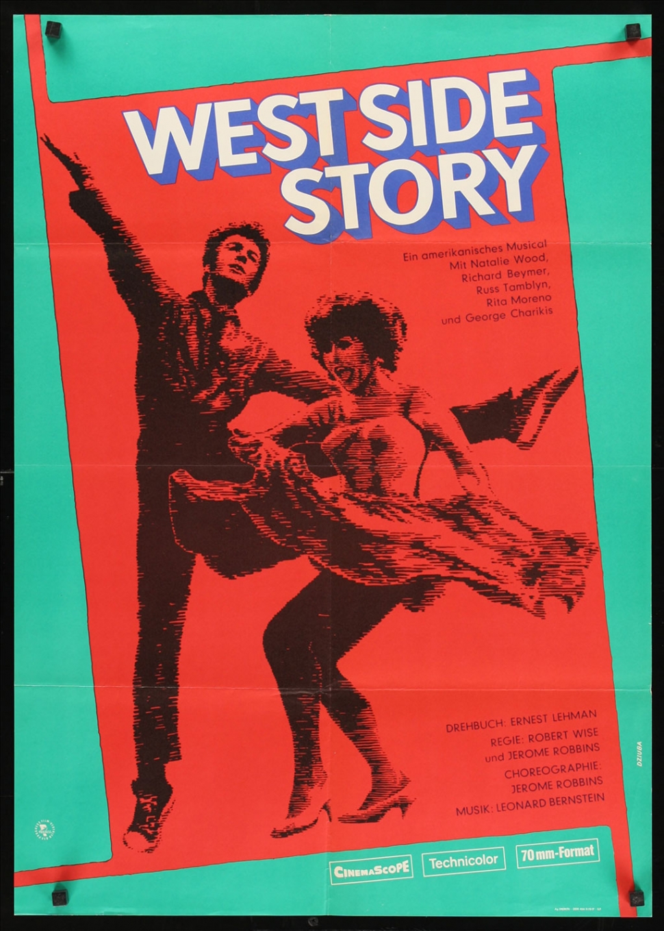 East German poster for "West Side Story" 
