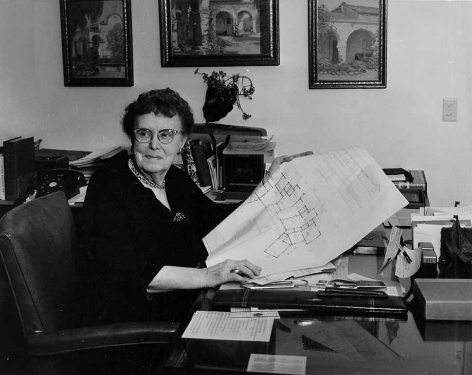 Ethel Percy Andrus at her Ojai Headquarters, Circa 1960