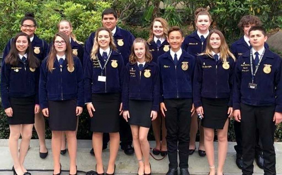 Fillmore High School FFA Club attended the State Future Farmers of America Convention held in Anaheim this year. The convention began April 23rd and lasted four days where student attended leadership and competition classes and much more. The State convention also selected various schools to go to Disneyland as part of their experience and Fillmore High was one of the lucky schools that were able to go.
