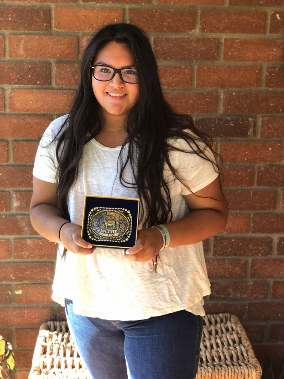 Advanced Beef Showmanship Champion Kayla Carrillo Fillmore FFA