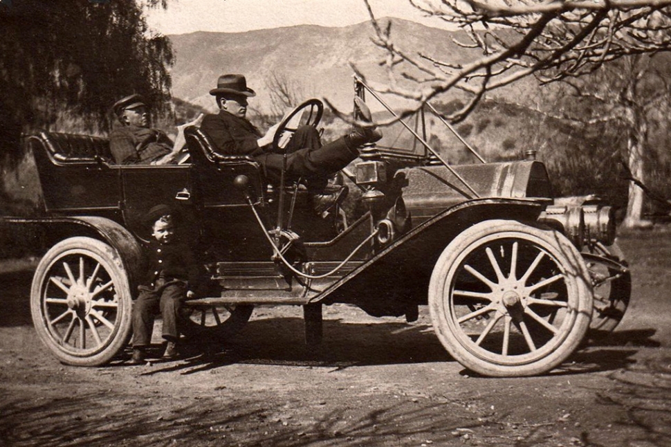 Lou Henry's Studebaker EMF circa 1913.