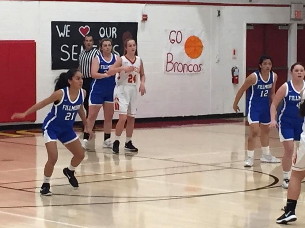 The Fillmore High Girls Basketball Team lost Saturday night in CIF playoff with a final score 52-31. Congratulations to the girl’s basketball team for a great season! Go Flashes!! Courtesy Mark Ortega Facebook page.