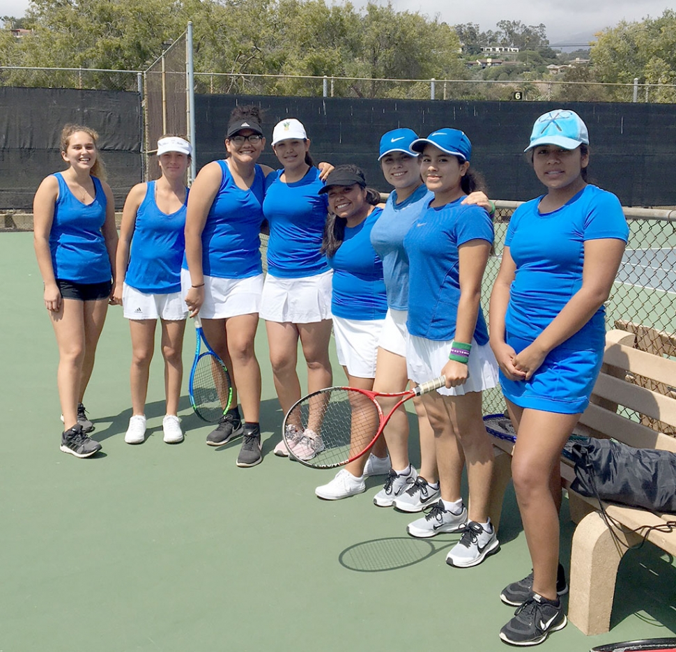 Pictured above is the FHS Girls Tennis Team after their first match of the 2018 season away at Province High School. Photo courtesy Head Coach Lolita Wyche-Bowman.