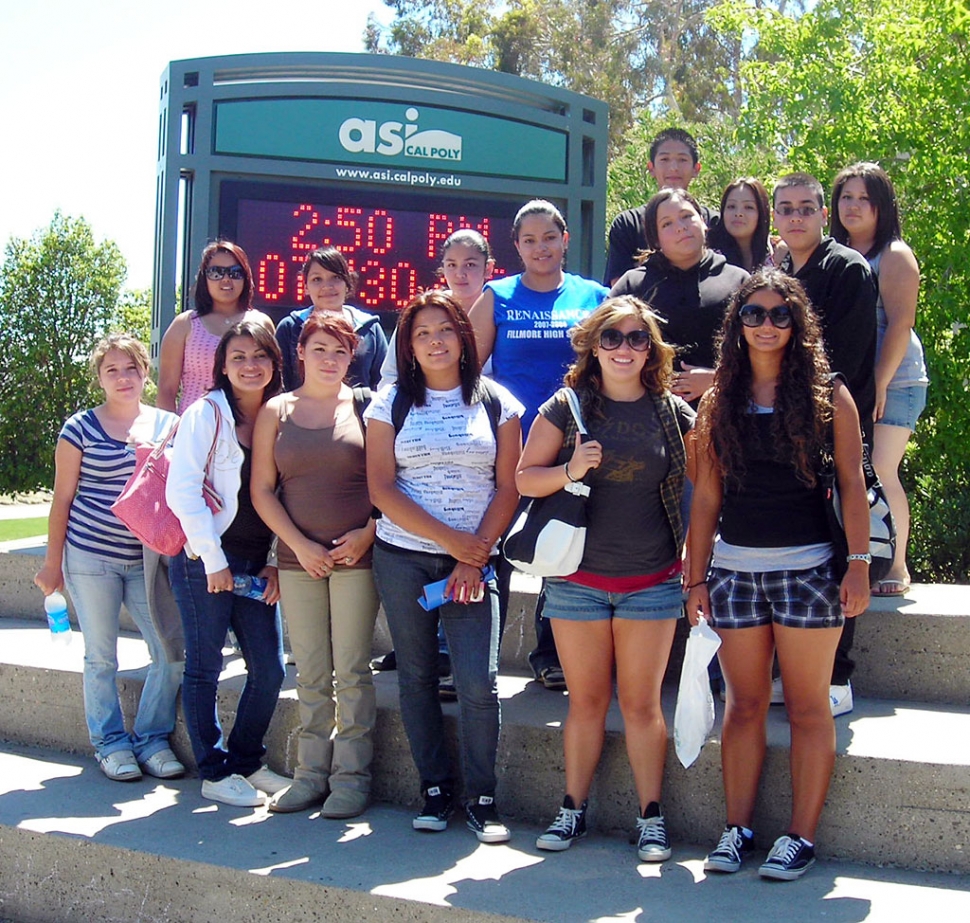 FHS students at Cal Poly