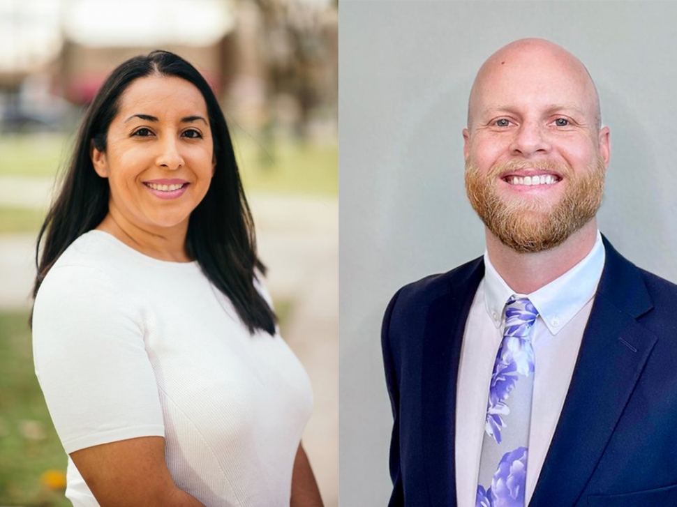 (l-r) New Fillmore Middle School Assistant Principals Jeannette Ruley and Jan-Erik Sand.