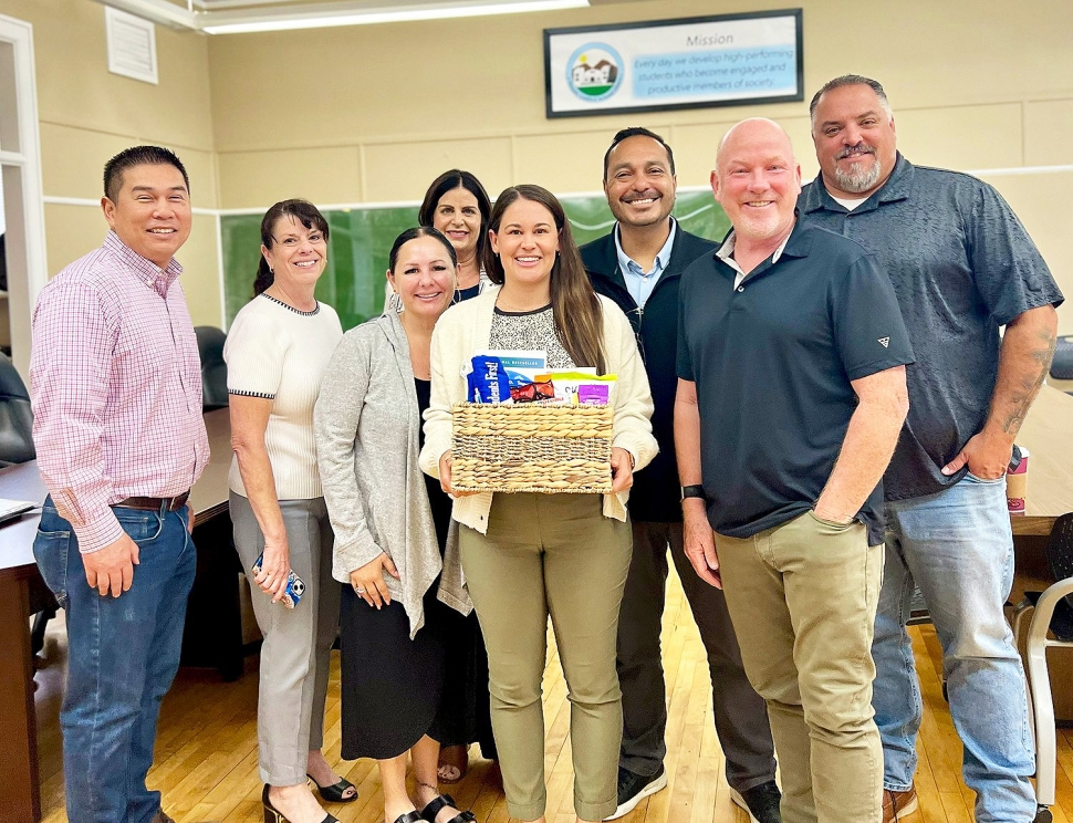 Fillmore Unified staff welcomed new Rio Vista Elementary Principal Kayleigh Kelp to the Fillmore Unified School District. Kelp comes to Fillmore with more than a decade of educational experience, having served as both an elementary teacher and assistant principal in Ventura County and Santa Cruz before earning her Administrative Services Credential and Master’s in Educational Leadership from Cal State Channel Islands, as well as dual bachelor’s degrees in Elementary and Special Education from Purdue University. Kelp emphasizes a leadership style centered on integrity, relationships, efficiency, support, and empowerment, and is particularly committed to advancing restorative justice and equity for students with special needs; she looks forward to collaborating closely with students, families, and staff to continue Rio Vista’s culture of safety, respect, and community engagement. Courtesy https://www.blog.fillmoreusd.org/fillmore-unified-school-district-blog/2025/7/9/welcome-kayleigh.