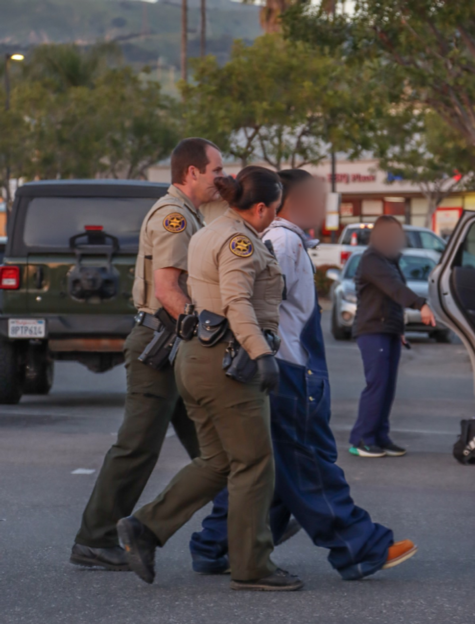 On Tuesday, March 26, at 7:00 p.m., Fillmore Police Department was dispatched to a reported fight in progress with multiple subjects at the Fillmore Vons parking lot. According to sheriff’s dispatch, two male subjects and two female subjects were involved in an altercation. Arriving deputies located one male subject with a bloody face in front of Vons and a second male subject in front of Subway; both male subjects were detained. According to witnesses one of the female subjects threw a large bottle of alcohol at one of the male subject’s face. A detective sergeant attempted to make contact with the female subjects who had fled into the coin laundry, running out the rear of the business. They later returned to the scene. Deputies also requested Fillmore City Fire Department and AMR Paramedics to respond to the scene to examine the male subjects. Both were taken into custody. Photo credit: Angel Esquivel-Firephoto_91.