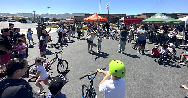 Fillmore Police Department: “Thank you to everyone who came out and joined us for our Bike Safety Rodeo this past Saturday! We hope everyone enjoyed our event along with the delicious food, sweet treats, coffee provided by our vendors, and McGruff the Crime Dog. We hope to see everyone out riding their bikes safely this summer. See you all next year!” Photo credit Angel Esquivel. See more photos online at www.FillmoreGazette.com.