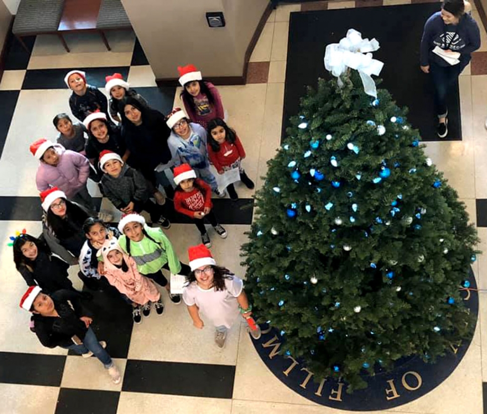 Thank you Fillmore Boys & Girls Club for coming to Christmas carol to us all at City Hall on Friday, December 20th. You all truly warmed our hearts! Courtesy City of Fillmore Facebook page.