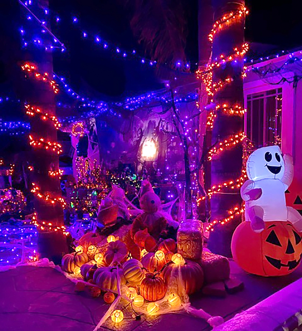 Fillmore Civic Pride has selected the 2025 October Yard of the Month winner in the 200 block of Rhodes Court. Congratulations to the Vieyra family for earning the Fall Harvest Halloween Award. Above is the winning yard with a big display of lights and Fall Harvest/Halloween fun. Photo credit Linda Nunes.