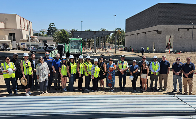 A beam signing celebration was held Tuesday, May 19 at the new Fillmore High Athletic Complex construction site. Fillmore Unified School District Superintendent Christine Schieferle said, “On behalf of Fillmore Unified School District, I extend my heartfelt gratitude to the Measure G Bond Committee Members, our School Board Members, Fillmore Unified and High School staff, and our entire Fillmore-Piru community for helping make the Fillmore High School Athletic Complex possible. This project represents what we can accomplish when we come together with a shared commitment to our students, schools, and community. The new athletic complex will provide generations of students, families, and community members with a facility that reflects our pride in ourselves, our schools, and our belief in creating opportunities for every student to thrive.”