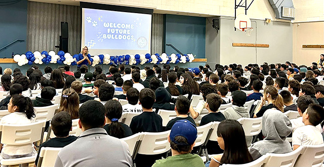 Fillmore Middle School welcomed future Bulldogs on campus for orientation and a campus tour! The 5th graders from all local elementary schools had a great morning touring the school, hearing about electives and learning the Bulldog Chant. We Are, Bulldogs! Posted February 27, 2026, at 4:58p.m. Courtesy https://www.facebook.com/profile.php?id=100063524712513#.