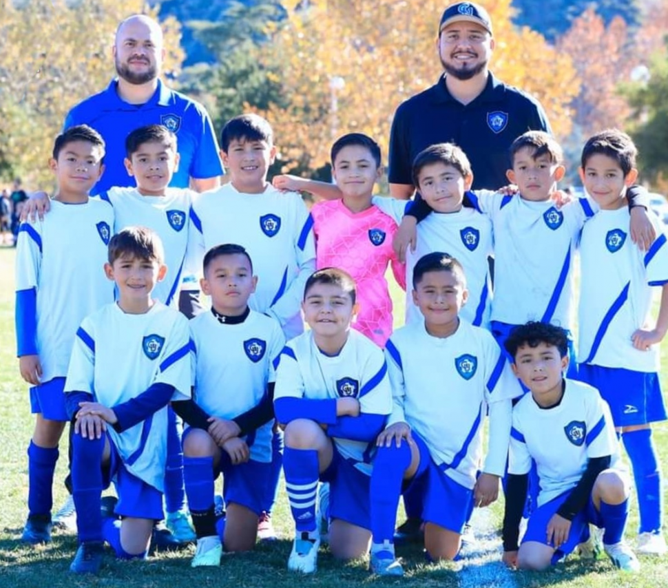 Back in November 2023, Fillmore’s California United FC 2014 Boys Team took 2nd Place in Cal Coast Soccer League Division 3, Ventura North. The League has 8 teams; the 2014 CU Boys Overall Record: 9-4-1; Goals Scored: 47; Goals Against: 22. Top (l-r) are Coach Miguel Martinez, and Asstistant Coach Francisco Aguayo. Luis Ortiz, Michael  Ortiz, Caesar Aguayo, Elijah Vargas, Noah Jimenez, Moises Pastrana, and David Prado. Bottom (l-r) are Andre Mendez, Frank Murillo, Gerardo Alvarado, Andres Martinez, andDavid Gonzalez. Not pictured: Neymar Alcaraz. Photo credit Erika Arana.