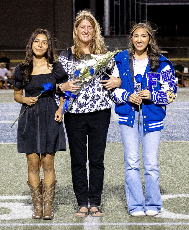 Darby Schieferle served as the Homecoming Grand Marshal. Photo credit Crystal Gurrola.