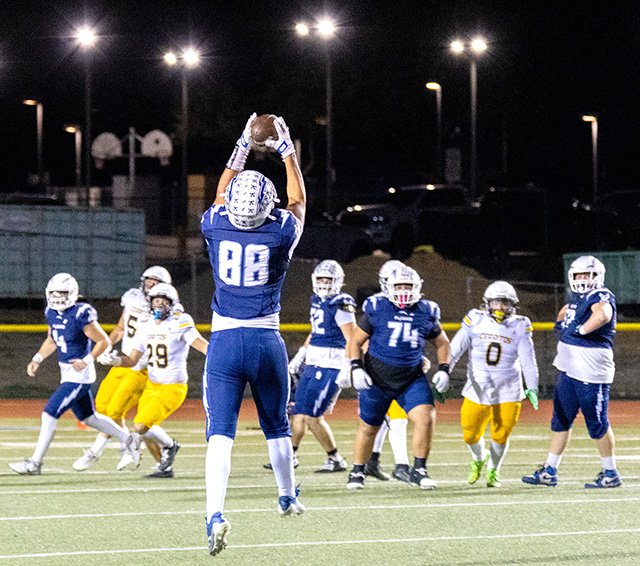 On Friday, November 7, the Fillmore Flashes hosted Cerritos High School in the first round of the CIF Playoffs at 7:00 PM at Flashes Stadium, marking the fourth playoff appearance in the last five seasons. After a long hard-fought game the Flashes unfortunately lost with a final score, 7-16. The Flashes end their 2025 Season, 2-8 overall. Photo credit Crystal Gurrola.