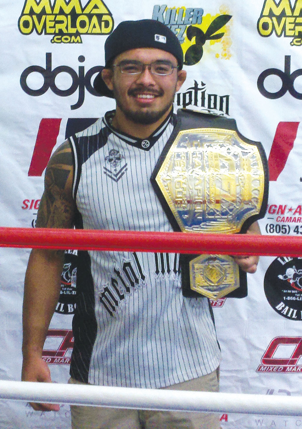 Frank “Turtle” Estrada, Combat Fighting League M.M.A. Champion.