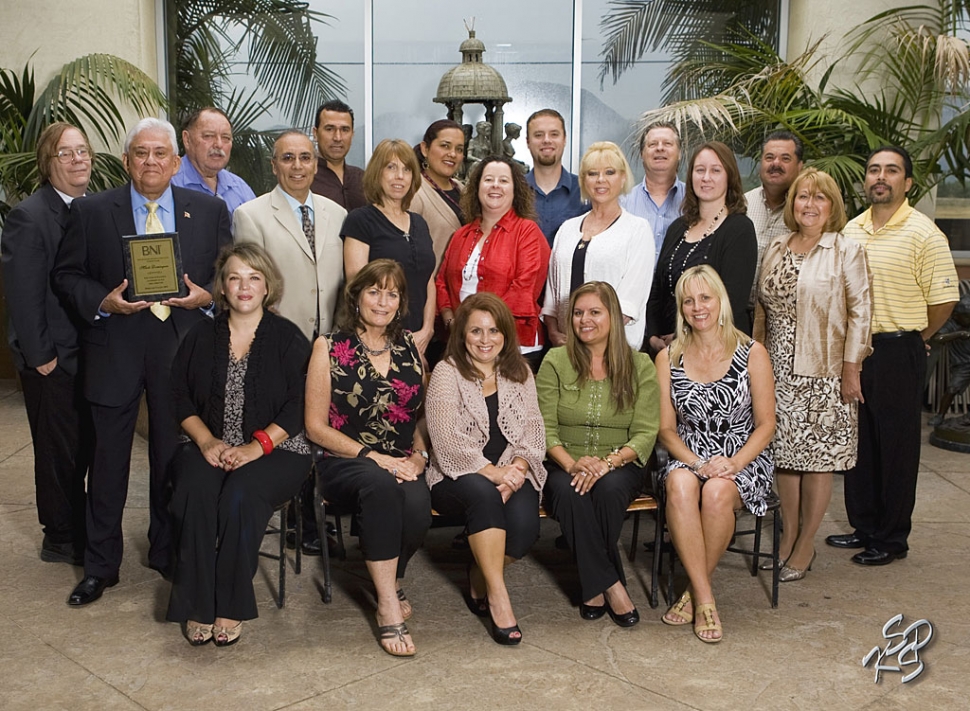 1st row: Leslie McAdam, Attorney with Ferguson, Case, Orr, Paterson; Terri Aguirre, Secretary/Treasurer and with Legal Shield & Identity Theft; Theresa Robledo, President and with Diamond Realty; Ari Larson, Vice President and with Cookie Lee Jewelry; Tammy Hobson with Livewell International. 2nd row: Mark Dominguez, Area Director and with Law Offices of Peyman & Rahnama; Joe Aguirre with Aguirre Financial Services; Valerie Richards with Farmer’s Insurance; Susan Wilson with Mary Kay Cosmetics; Alma Gabaldon with Gabaldon Construction; Melanie Fiers with Nerium; Cathy Odle with Original Computer Services, LLC. 3rd row: Charles Morris with KSSP Photographic Studios; Troy Helton, Jr. with Troy Helton, Jr. HVAC and Electrical; Miguel Mercado with Fillmore Auto Electric; Norma Mercado with Heavenly Gifts; Blake Allred with Country Club Mortgage; Larry Holt with SketchPad; Arnaldo Salazar with Salazar Landscaping; and Lupe Carrillo with Santa Fe Commercial Insurance Services.