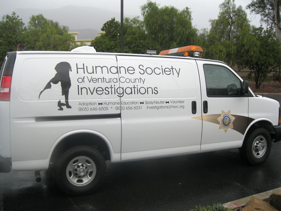 The Humane Society of Ventura County’s new investigations van is designed to provide maximum safety and comfort for rescued animals.