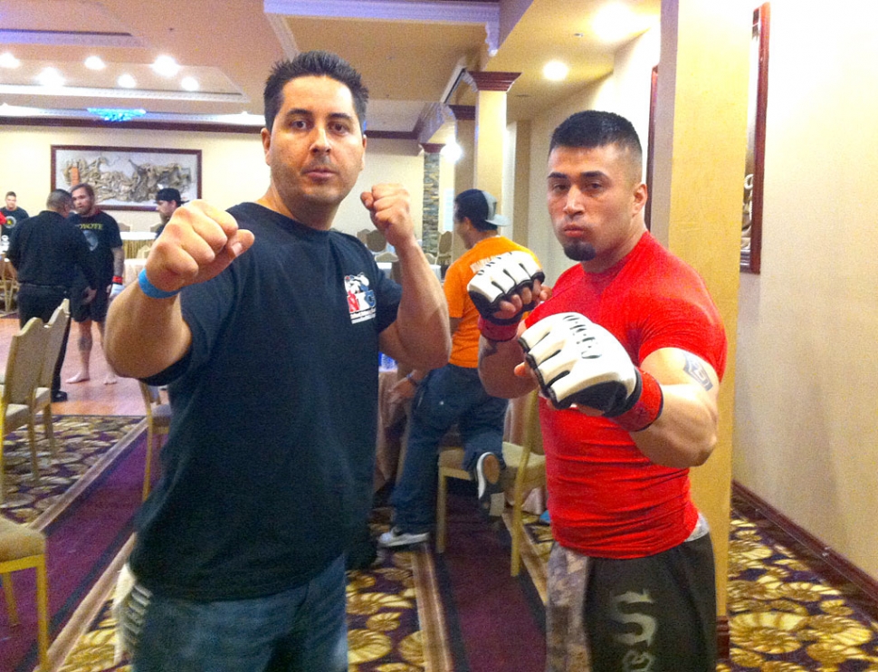 (l-r) Coach Eric "Killa" Escoto and Jose "Chepe" Lira)