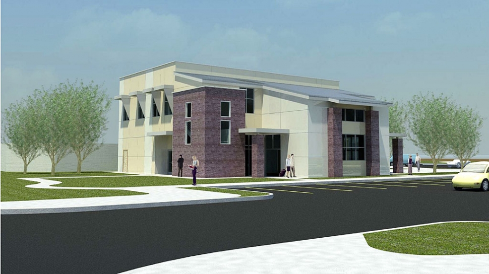 A rendering of the KCLU Broadcast Center.