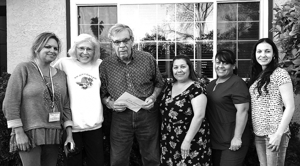 Lifetime Achievement Citizen of the Year Don Gunderson is pictured with his wife Ruthie to his right.