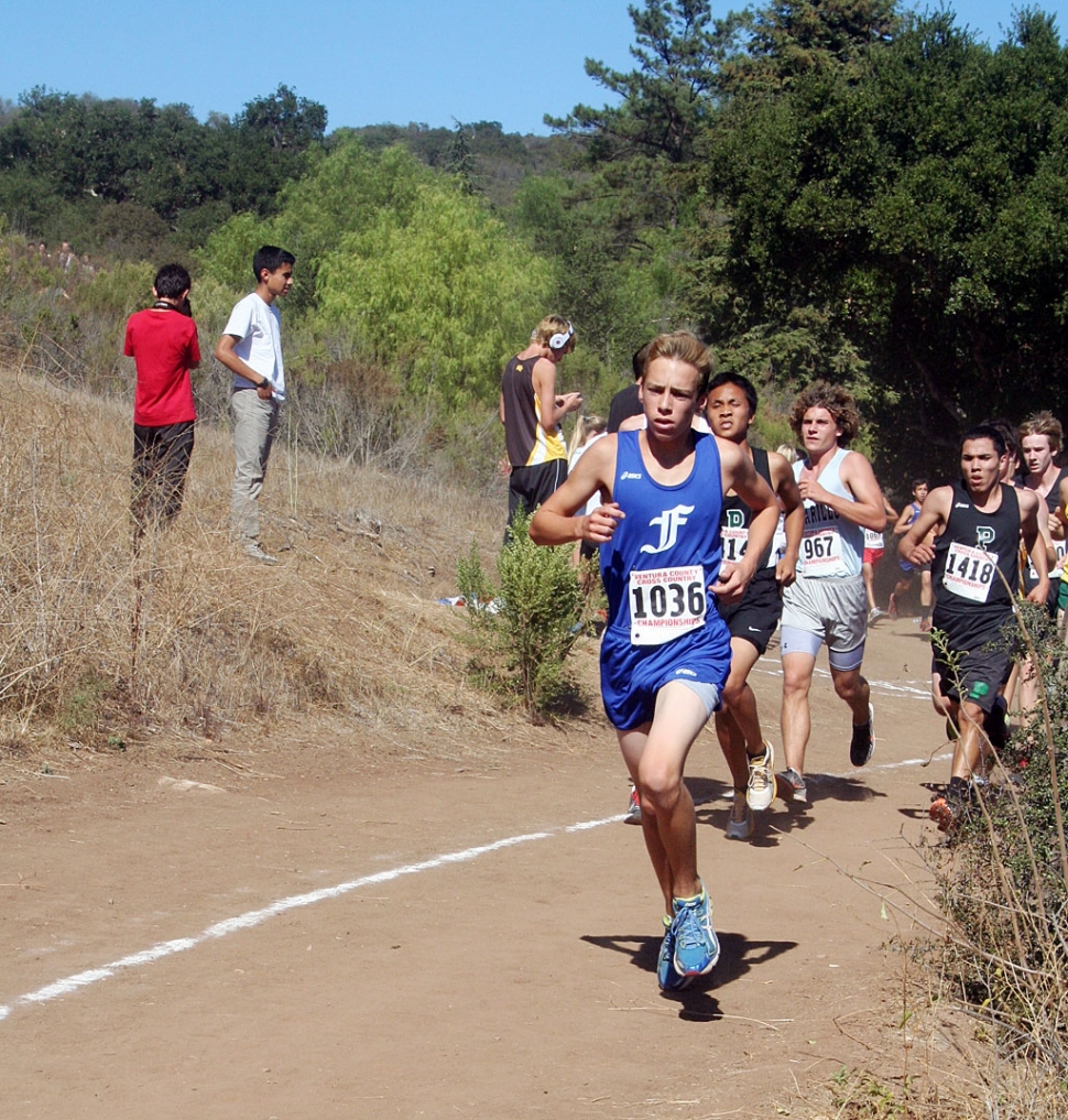 JV Boys's Runner of the Week - Nicholas Johnson. Had a stand out performance at Ventura County Championships with a time of 19:15.