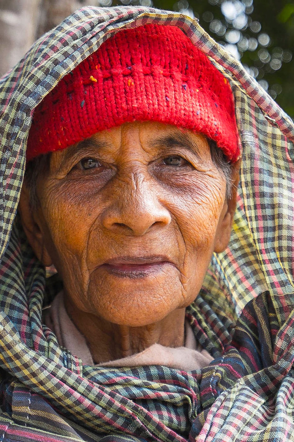 Old Woman. By Photographer Maureen Clark.