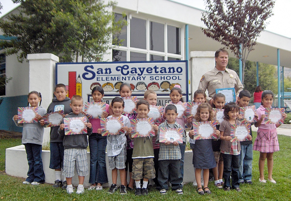 Capt. Tim Hagel with The Peacebuilders for September: Rachael Pace, Juan Garcia, Saul Santa Rosa, Alicia Fabian, Cali Wyand, Ignacio Alcala, Kayla Garcia, Sandra Chavez, Andrea Diaz, Karina Cisneros, Dulce Gonzalez, Lilly Diaz, Vanessa Cabral, Enrique Felix Jr., Ricky Cadena, Wendy Carrillo-Garcia, Eduardo Magana, Drew Myers, Valerie Esparza, Bella Villegas, Gustavo Granados, and Connel Ferguson.