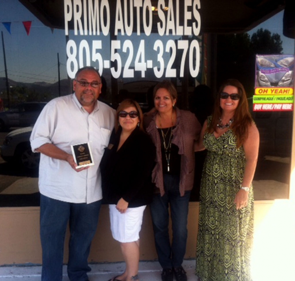 Fillmore Chamber of Commerce would like to welcome our newest Member, Rudy Gonzalez Jr. Sales Manager at Primo Auto Sales located on the corner of Ventura St/Hwy 126 & Central Avenue.  Serving the entire Santa Clara Valley and stop by and see all the great vehicles they have to offer.  You may reach Rudy at (805) 524-3270.