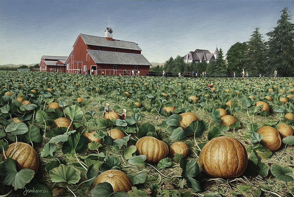 Faulkner Farm, Oil on Canvas