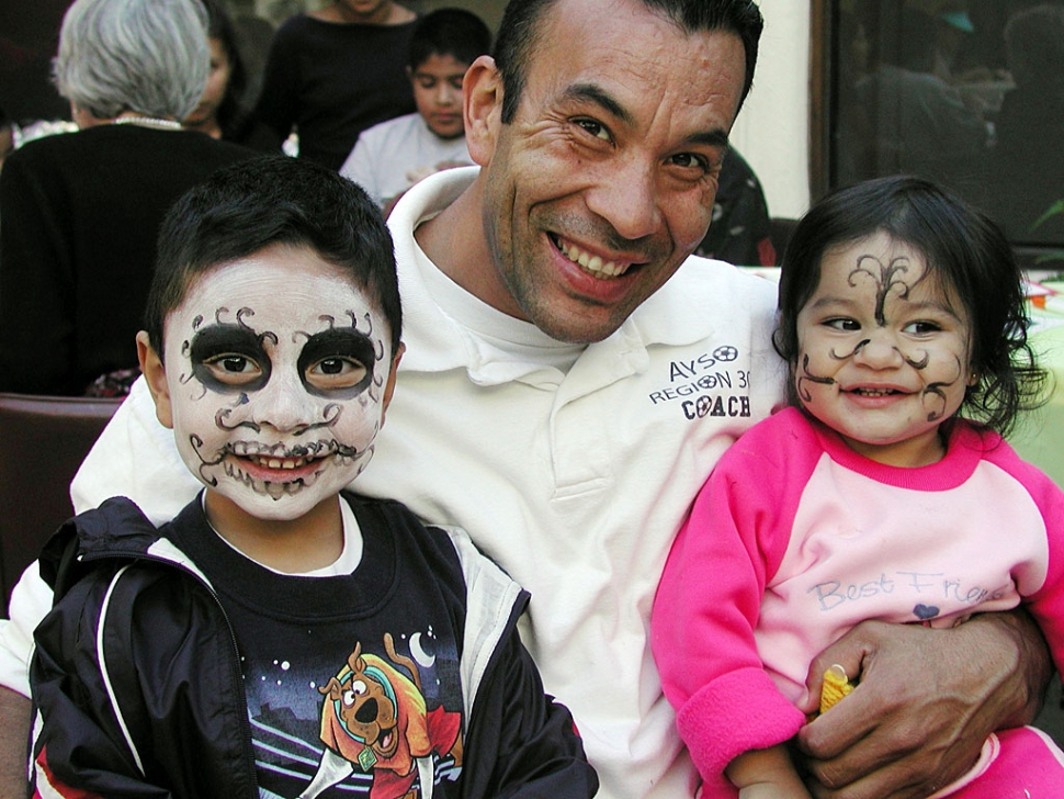 Robert Gutierrez & children.