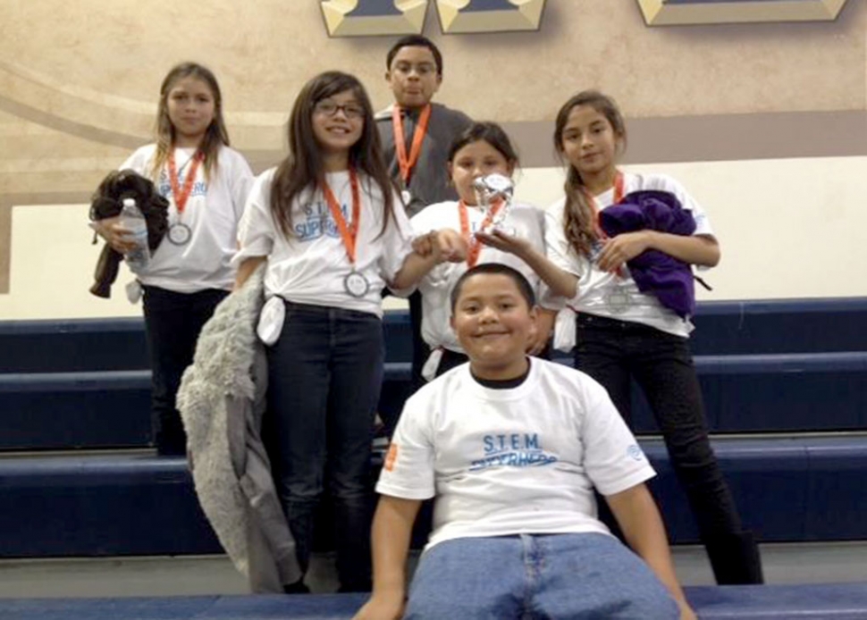 (l-r) (top row) Veronica Arroyo (Fillmore), Amaya Dzul (Santa Paula), Bryan Romero (Fillmore), Destiny Sevillano (Fillmore), Lorena Buelna (Santa Paula), (bottom row) Justin Villanueva (Fillmore).