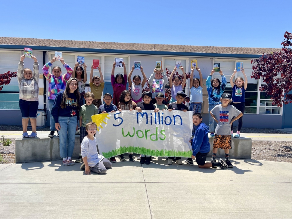 This past May 2024, San Cayetano 3rd graders in Ms. Gutierrez’s class read 5 million AR words, including 11-chapter books this year. When we work together and try our best we can achieve anything. Students are ready to have a great summer break and want to remind everyone to pick up a good book this summer. Photo and story credit goes to the San Cayetano 3rd graders in Ms. Gutierrez’s class.
