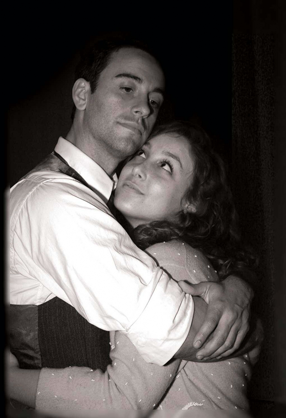 Georg (Geoffrey Helms) and Amalia (Danielle Protugal) are lovers at last in SHE LOVES ME.