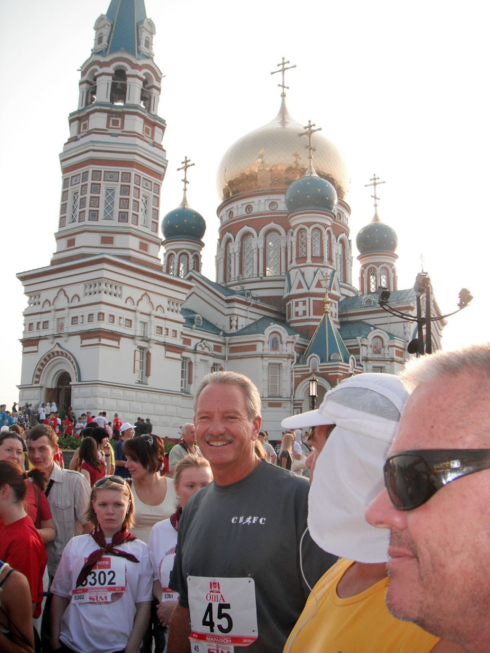 Sergeant Paul Higgason and Sergeant Frank Underlin at the race start.