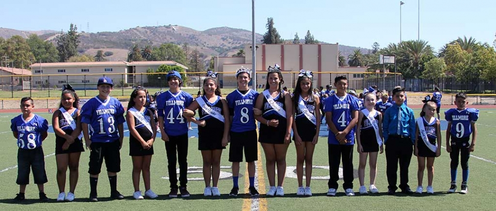 This past Saturday September 17th, SoCal Fillmore Bears hosted their Homecoming. Pictured above is the Bears 2016 Homecoming court. Photos by Crystal Gurrola.