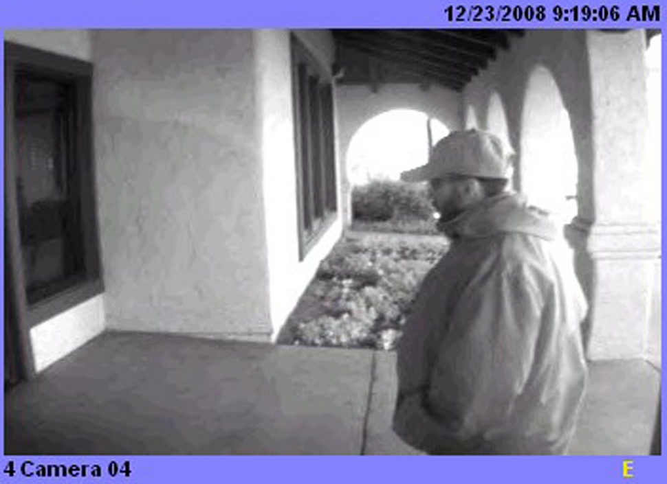 Update: At 9:15am, a Santa Barbara Bank & Trust on Sespe Avenue in Fillmore, California, was robbed by an unidentified male described as Hispanic and in his early thirties; between 5'6" - 5'8"; unshaven with a
black moustache; black sunglasses; 150 lbs. with a small/slender build.
 
The male was further described by witnesses as having worn a blue ball cap with a red bill, possibly having a sports logo on it.  The suspect wore a bulky jacket with dark jeans and white athletic shoes.  He carried a black cloth bag and was described by one witness as possibly wearing black gloves.
 
The male entered the bank and brandished a handgun, which witnesses described as possibly being a revolver. The suspect announced he was conducting a robbery and ordered everyone in the bank to the floor.  The suspect used profanity to intimidate the victims and threatened to kill those in the bank if they did not comply with  his demands.  The suspect is being called the "No Straps" Bandit because he asked the victim teller for
cash without "straps" on it.

The "No Straps" bandit was last seen after fleeing the bank at the intersection of Orangegrove & Santa Clara Anyone with information is urged to contact the FBI 24 hours a day at 888 CANT HIDE (888 226-8443) or the
Ventura Sheriffs Department; Fillmore Sub-station at 805 524-2233.

Information can be provided anonymously and confidentiality may be guaranteed.  Reward money may also be available in exchange for valuable information.