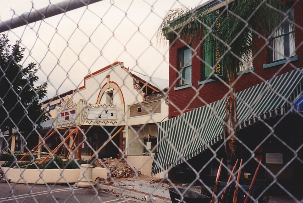 The Theatre in 1994 after the earthquake.