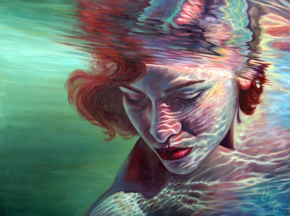 Image: “Transcendence”, oil on canvas, Best of Show, Erika Craig